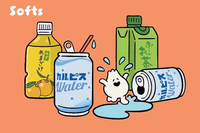 Catégorie de produits Soft et Jus